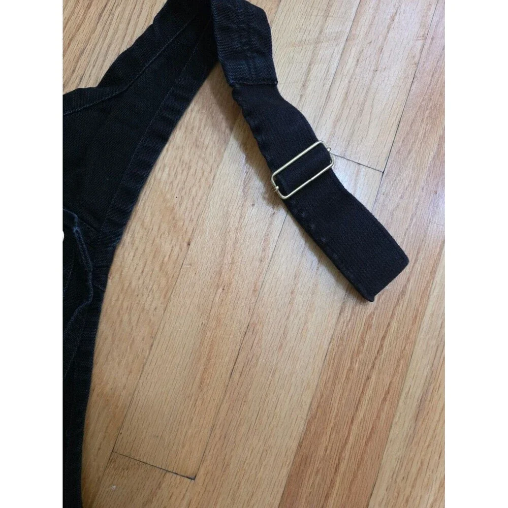 Carhartt Black Bib Overalls 36x30 Missing A Hook WIP Work In Progress